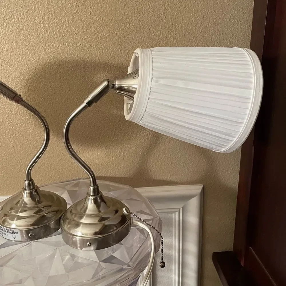 Set of 2 Arstid IKEA Pull String Wall Lamps